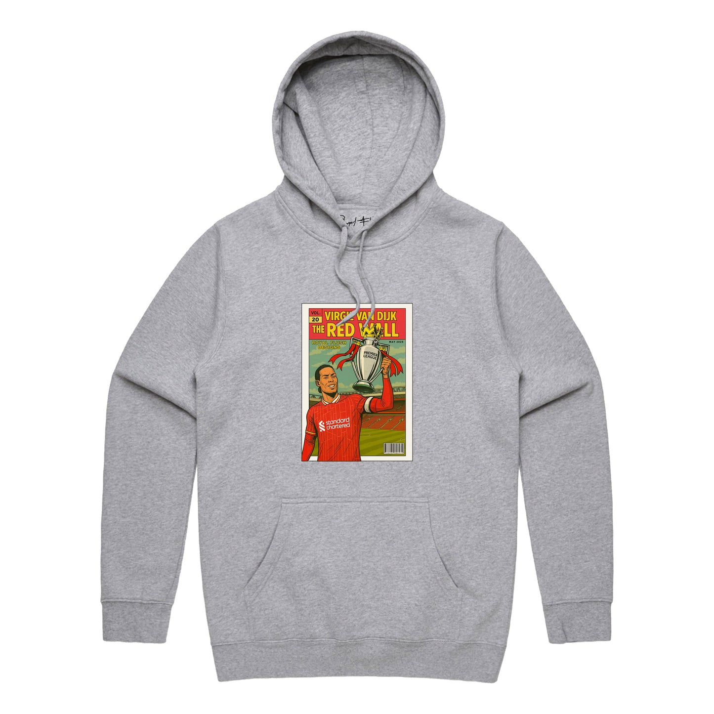 Virgil Red Wall Hoody