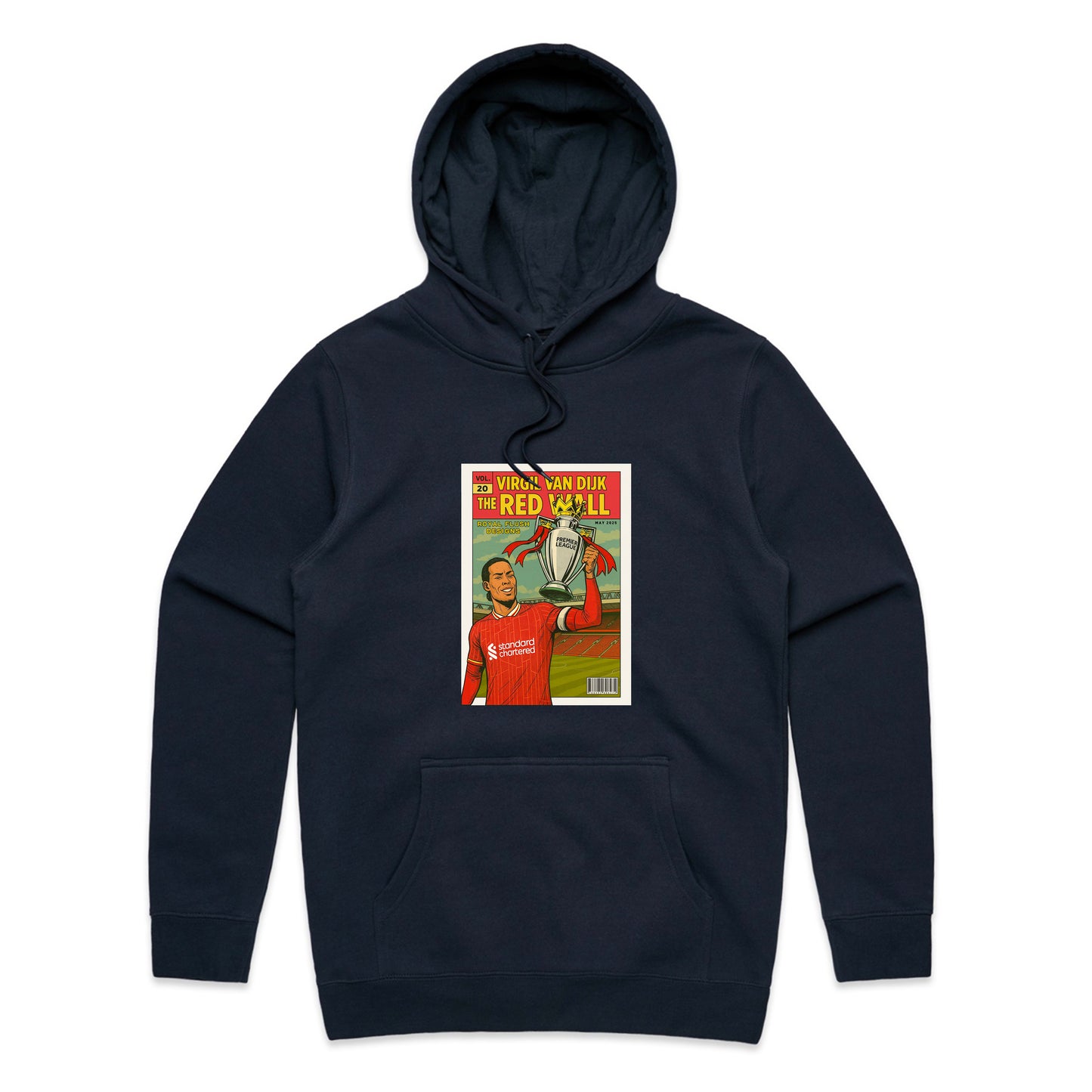 Virgil Red Wall Hoody