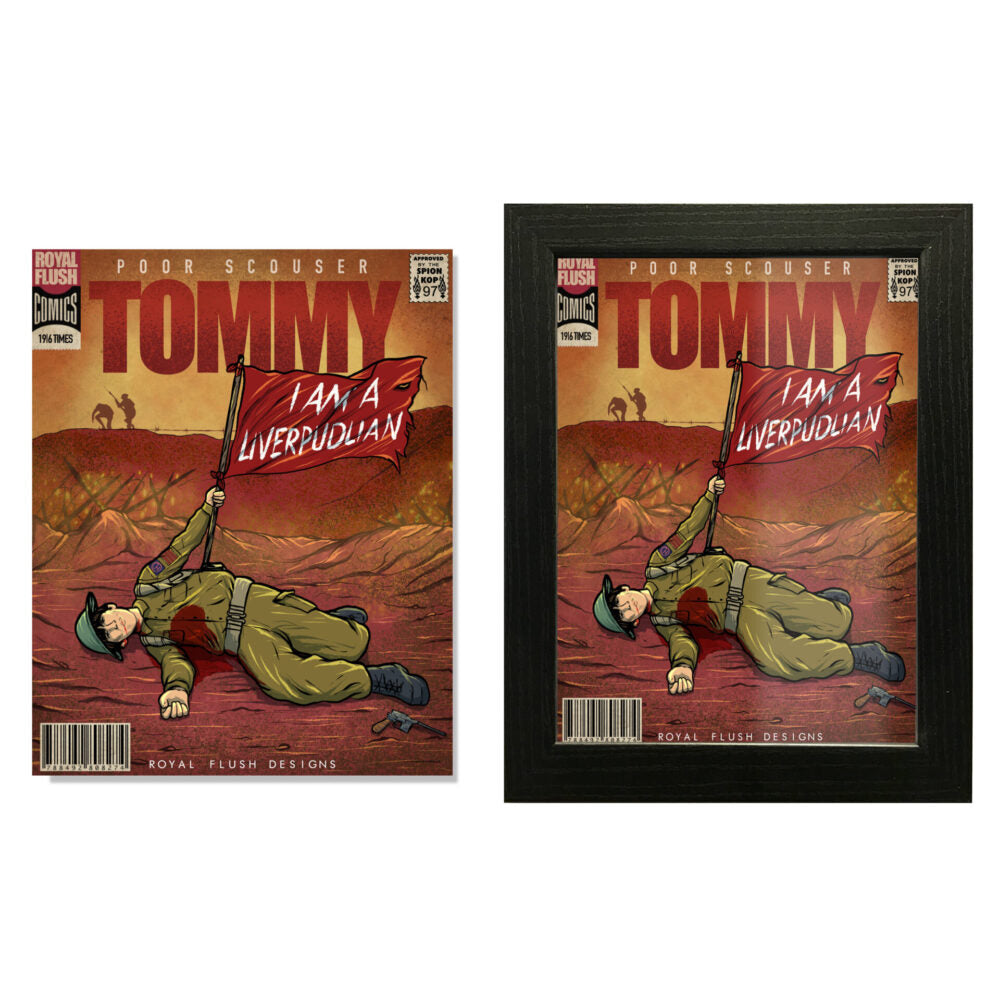 Poor Scouser Tommy Art Print