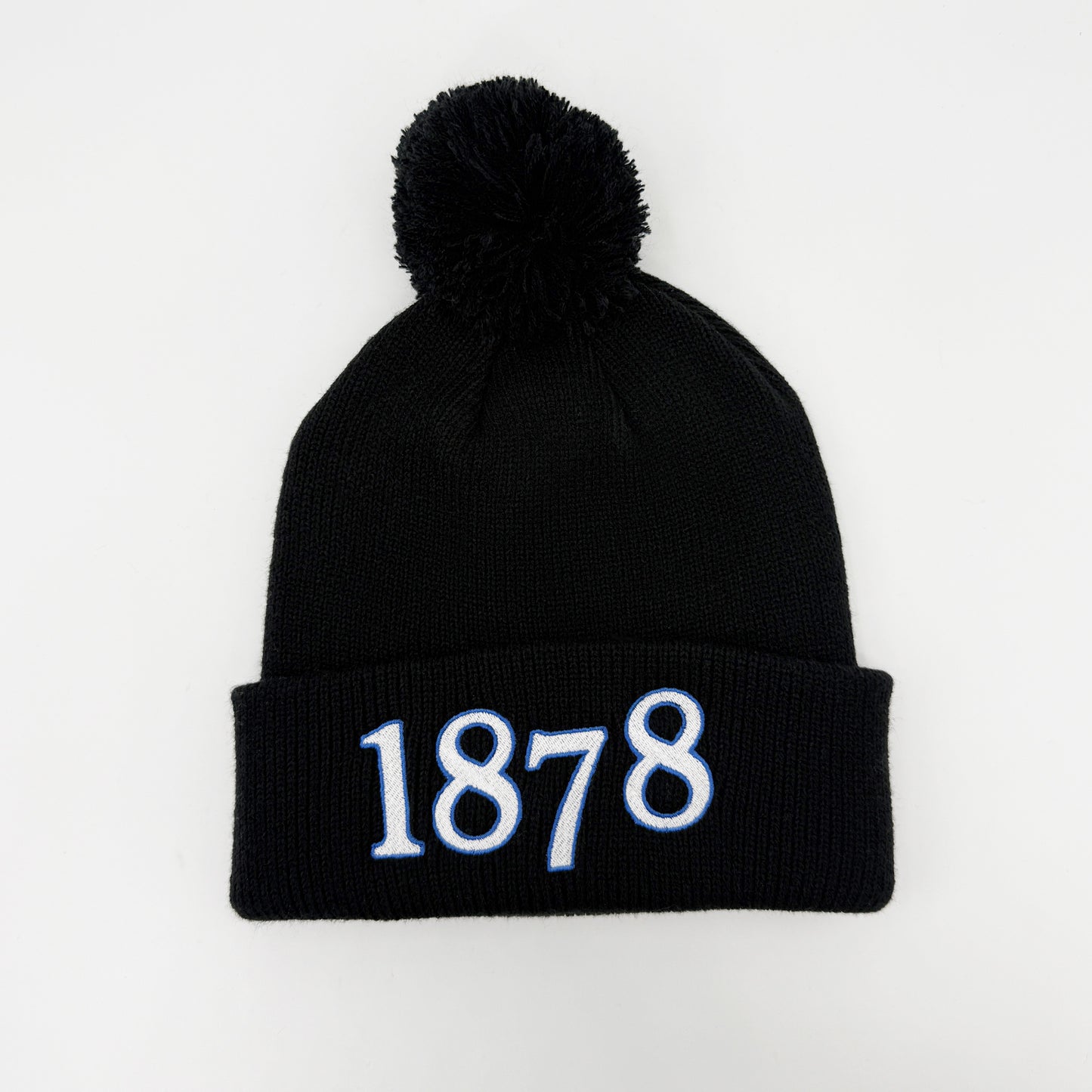 1878 Black Bobble Hat