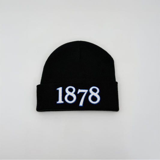 1878 Black Beanie