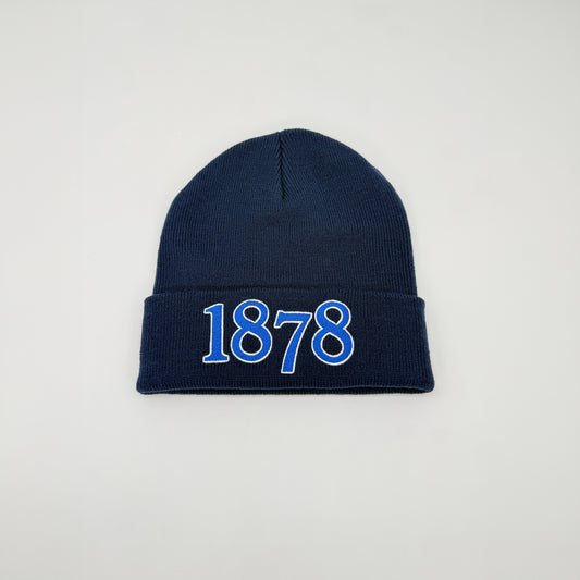 1878 Reverse Navy Beanie