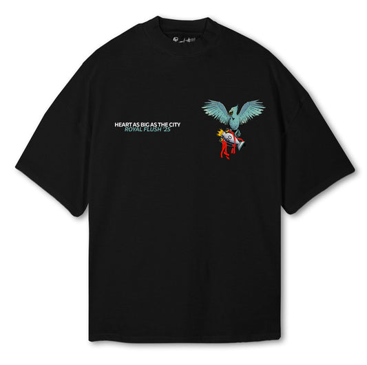 Heart As Big As The City Oversized Tee