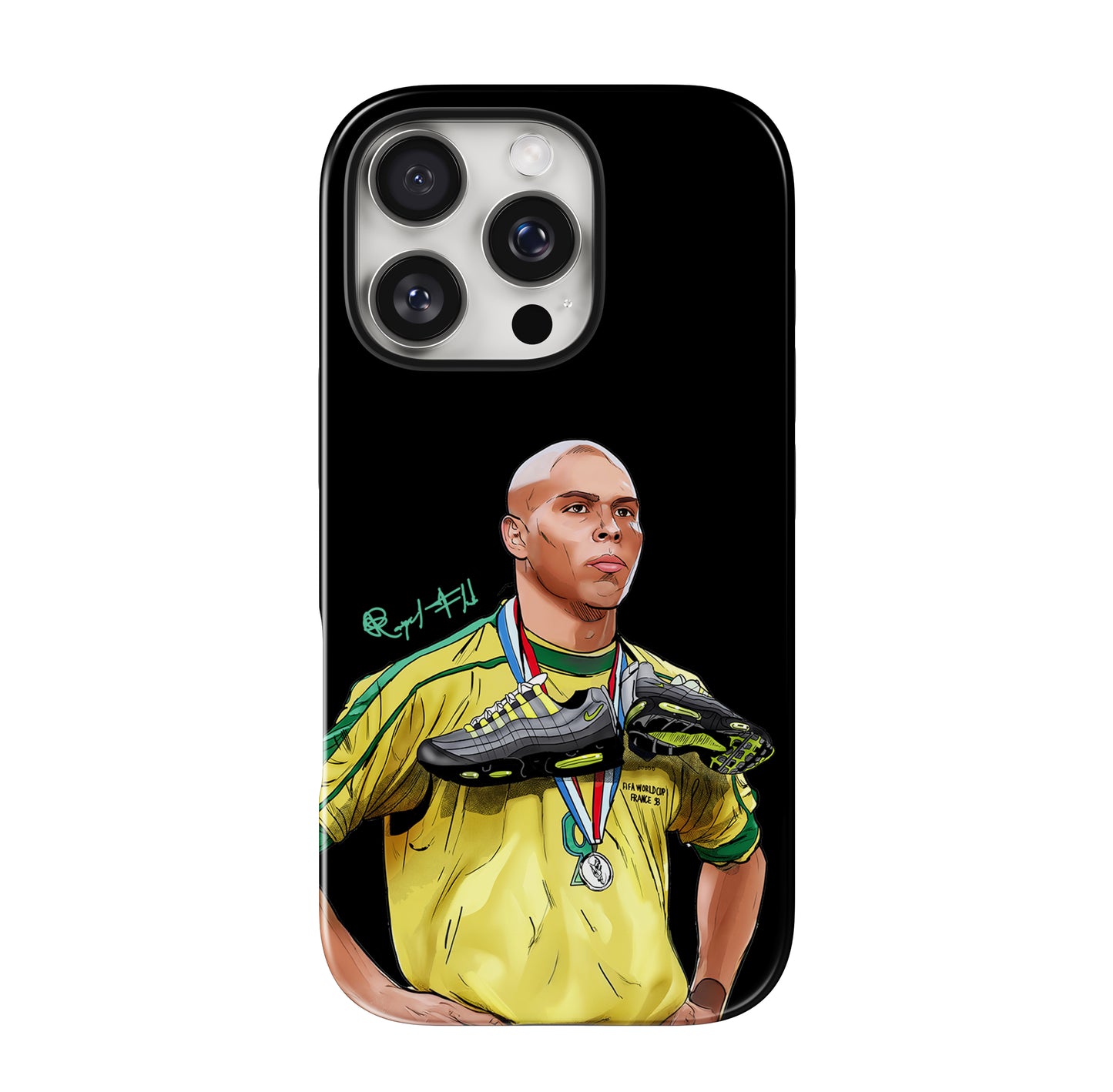 OG Ronaldo Black Phone Case