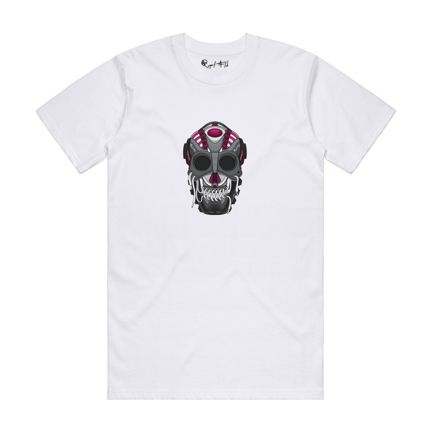 BEETROOT SKULL PRINTED WHITE TEE