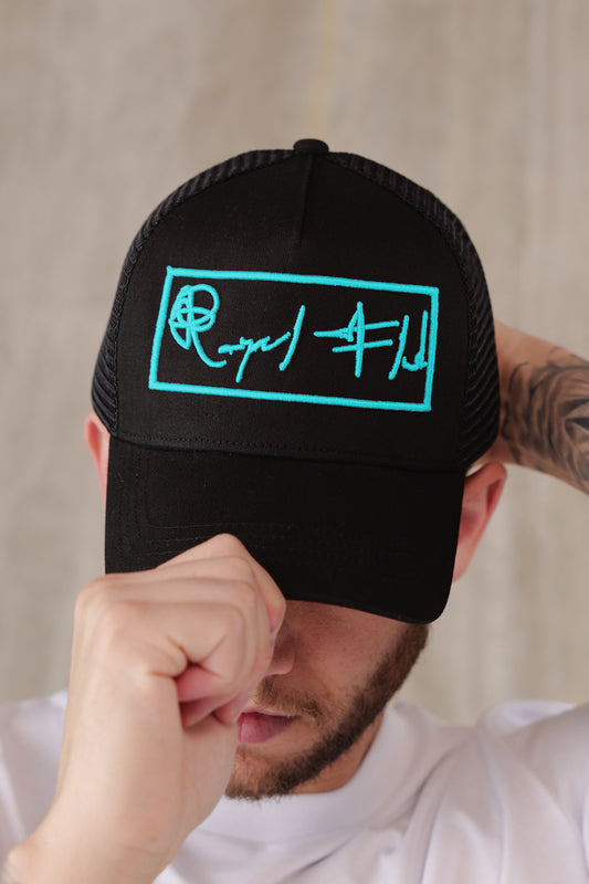 Turquoise Signature Cap