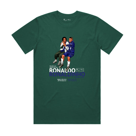 TWO RONNIES JUNGLE GREEN TEE