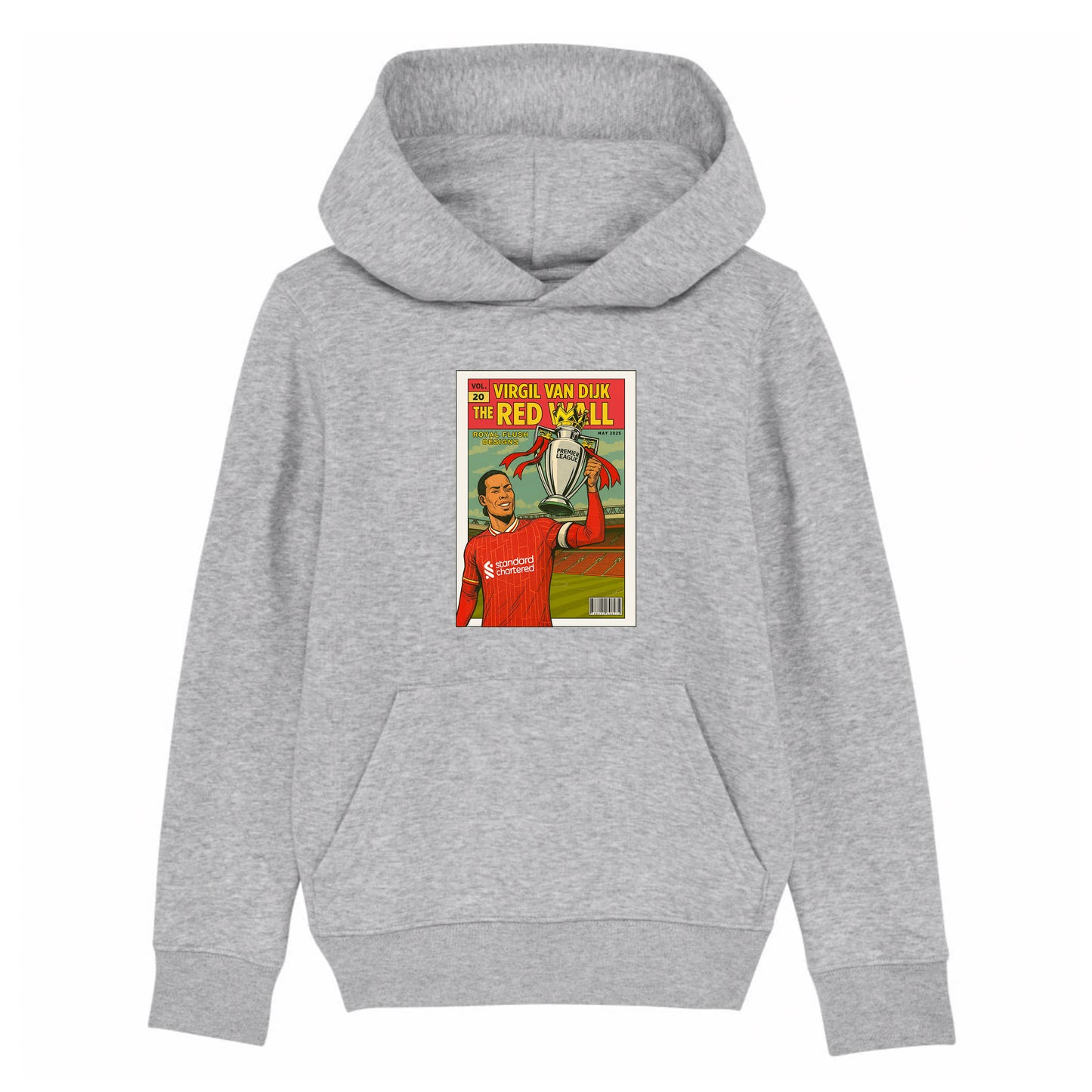 Virgil Red Wall Kids Hoody