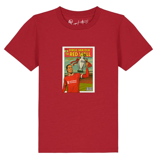 Virgil Red Wall Kids Tee