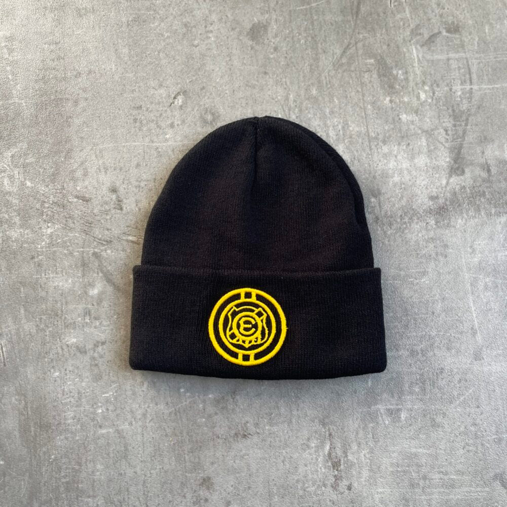 EDM x Royal Flush Black & Yellow Beanie