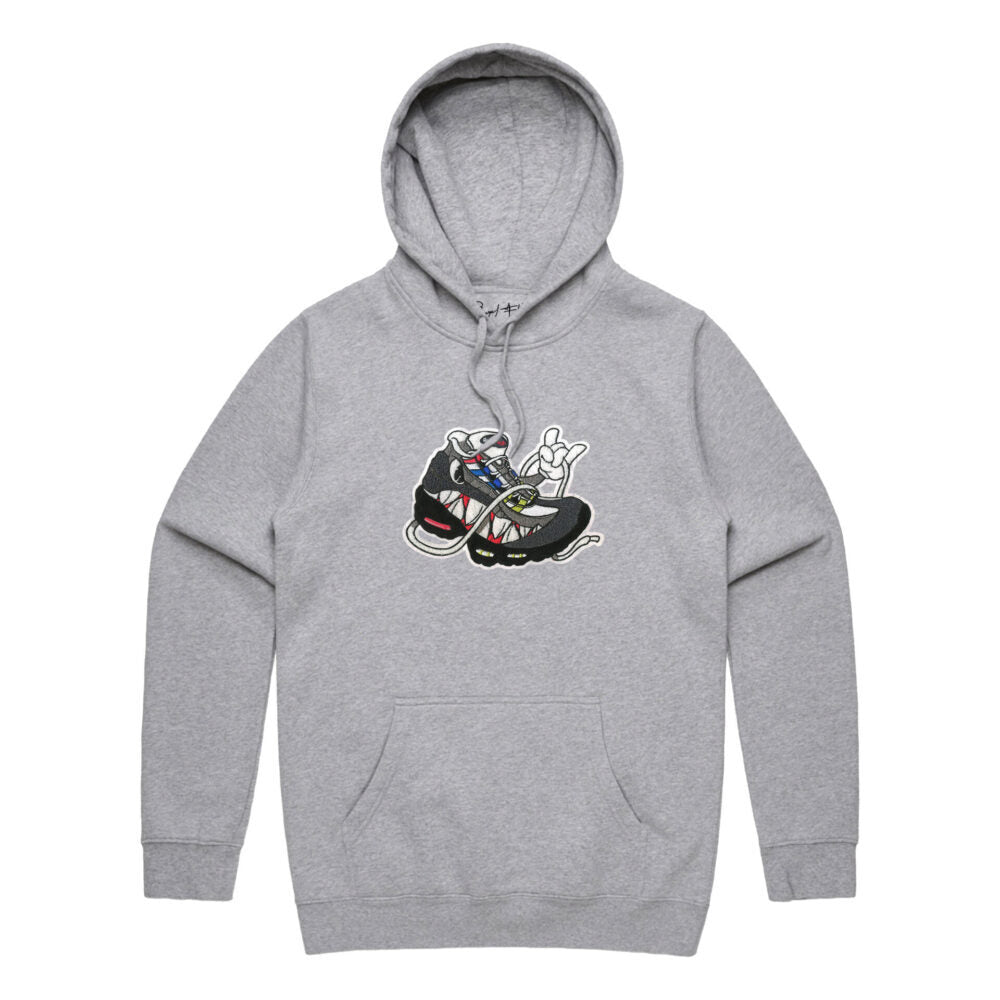 Greedy Shark Grey Hoody