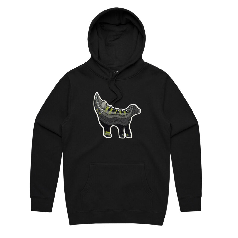 Neon Super Lamb Banana Black Hoody