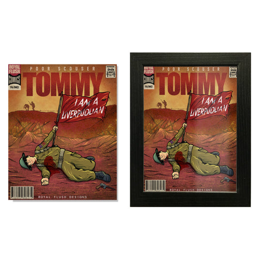 Poor Scouser Tommy Art Print